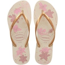 Chinelo Havaianas Slim Organic Feminino - Bege