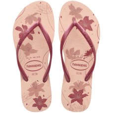 Chinelo Havaianas Slim Organic Feminino - Rosa Claro