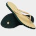 Chinelo Havaianas Slim Point Feminino - Bege e Verde