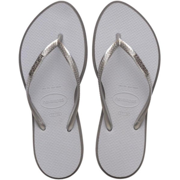 Chinelo Havaianas Slim Point Feminino - Cinza