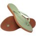 Chinelo Havaianas Slim Point Feminino - Verde e Marrom
