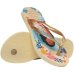 Chinelo Infantil Havaianas Slim Princess Menina - Bege e Azul