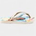 Chinelo Infantil Havaianas Slim Princess Menina - Bege e Cinza