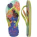 Chinelo Infantil Havaianas Slim Princess Menina - Verde Claro