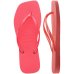 Chinelo Havaianas Slim Square Feminino - Coral