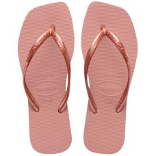 Chinelo Havaianas Slim Square Feminino - Rosa Claro