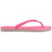 Chinelo Havaianas Slim Square Glitter Neon Feminino - Rosa
