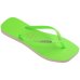 Chinelo Havaianas Slim Square Glitter Neon Feminino - Verde