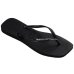 Chinelo Havaianas Slim Square Logo Metallic Feminino - Preto