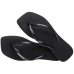 Chinelo Havaianas Slim Square Logo Metallic Feminino - Preto