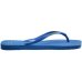 Chinelo Havaianas Slim Square Logo Pop Up Feminino - Azul Escuro