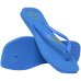 Chinelo Havaianas Slim Square Logo Pop Up Feminino - Azul Escuro