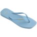 Chinelo Havaianas Slim Square Logo Pop Up Feminino - Azul