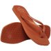 Chinelo Havaianas Slim Square Logo Pop Up Feminino - Marrom