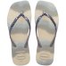 Chinelo Havaianas Slim Square Glitter Party Feminino - Prata