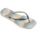 Chinelo Havaianas Slim Square Glitter Party Feminino - Prata