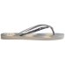 Chinelo Havaianas Slim Square Glitter Party Feminino - Prata