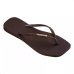 Chinelo Havaianas Slim Square Sparkle Feminino - Marrom