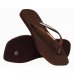 Chinelo Havaianas Slim Square Sparkle Feminino - Marrom