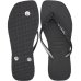 Chinelo Havaianas Slim Square Sparkle Feminino - Preto