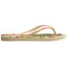 Chinelo Havaianas Slim Summer Bliss Feminino - Bege e Rosa