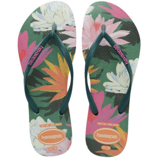 Chinelo Havaianas Slim Summer Bliss Feminino - Verde