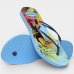 Chinelo Havaianas Slim Tropical Feminino - Azul Claro