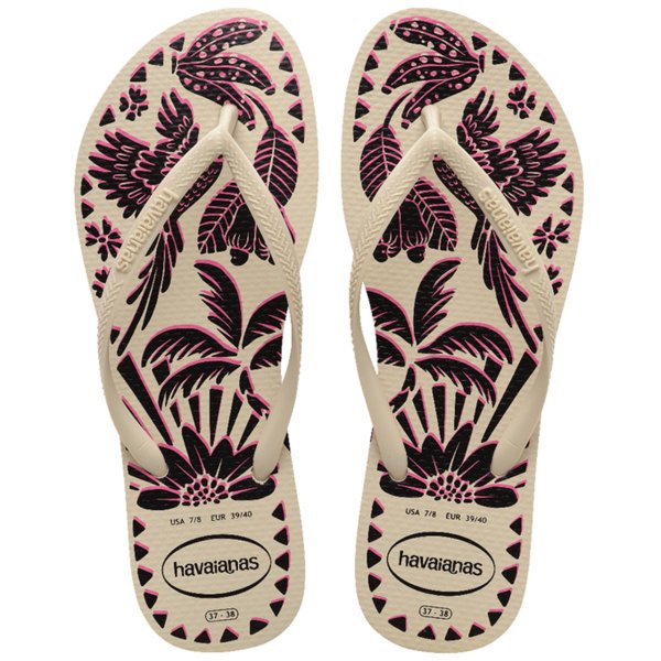 Chinelo Havaianas Slim Tucano Feminino - Bege