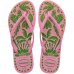 Chinelo Havaianas Slim Tucano Feminino - Rosa e Verde