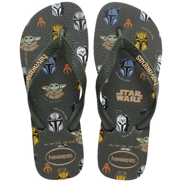 Chinelo Havaianas Star Wars Masculino - Cinza