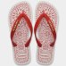 Chinelo Havaianas Top Bordado Flor Feminino - Branco e Vermelho
