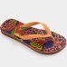 Chinelo Havaianas Top Caju Safari FC Feminino - Amarelo e Laranja
