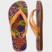 Chinelo Havaianas Top Caju Safari FC Feminino - Amarelo e Laranja