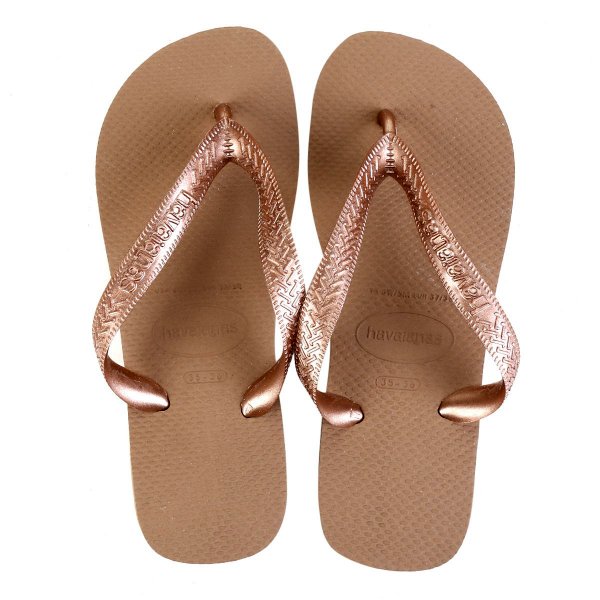 Chinelo Havaianas Top Feminino - Rose Gold