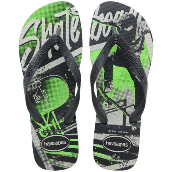 Chinelo Havaianas Top Athletic Masculino - Preto e Verde