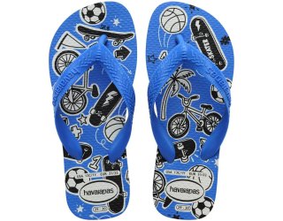 Chinelo Infantil Havaianas Top Athletic Kids - Azul