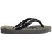 Chinelo Infantil Havaianas Top Athletic Kids - Cinza e Preto