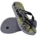 Chinelo Infantil Havaianas Top Athletic Kids - Cinza e Preto