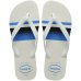 Chinelo Havaianas Top Basic Masculino - Branco e Azul