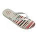 Chinelo Havaianas Top Basic Masculino - Branco e Vermelho