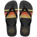 Chinelo Havaianas Top Basic Masculino - Preto e Amarelo