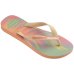 Chinelo Havaianas Top Fashion Feminino - Laranja e Rosa