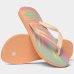 Chinelo Havaianas Top Fashion Feminino - Laranja e Rosa