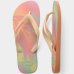 Chinelo Havaianas Top Fashion Feminino - Laranja e Rosa