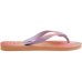 Chinelo Havaianas Top Fashion Feminino - Lilás e Laranja