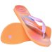 Chinelo Havaianas Top Fashion Feminino - Lilás e Laranja