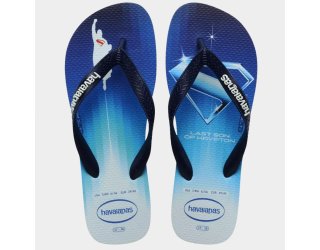 Chinelo Havaianas Top Heróis DC - Azul e Branco