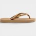 Chinelo Havaianas Top Logo Metallic - Dourado