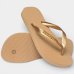 Chinelo Havaianas Top Logo Metallic - Dourado