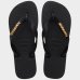 Chinelo Havaianas Top Logo Metallic - Preto